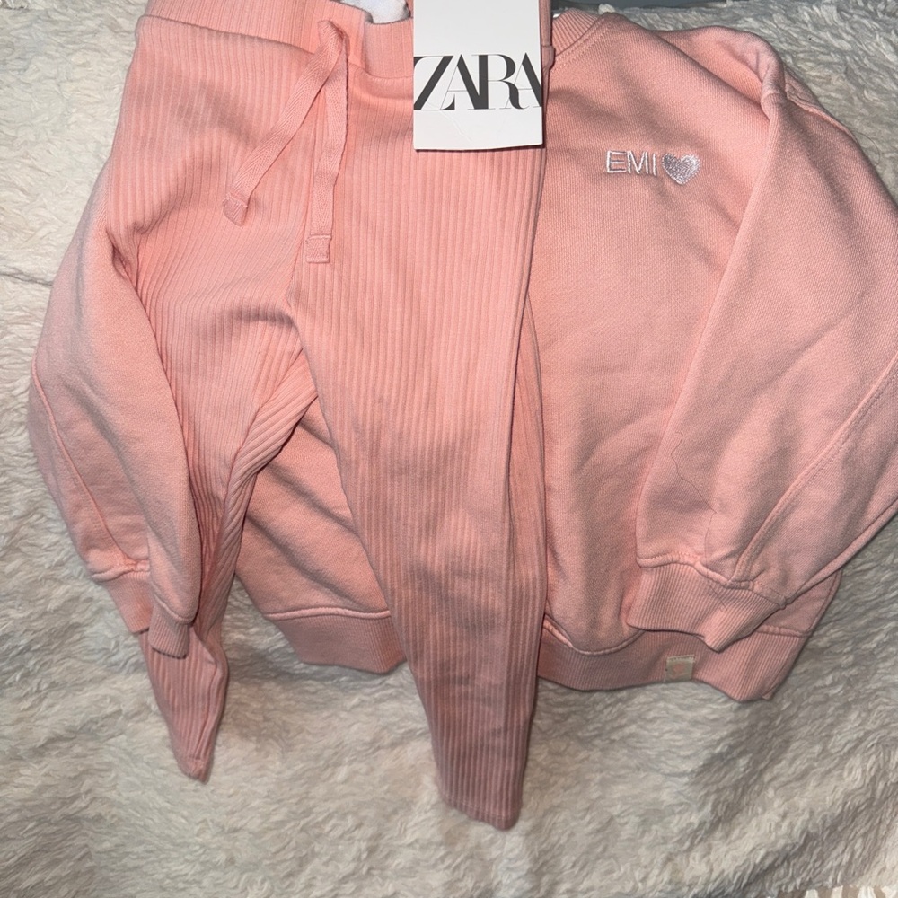 Zara Kids Pink Sweatpants & Joggers size 3t